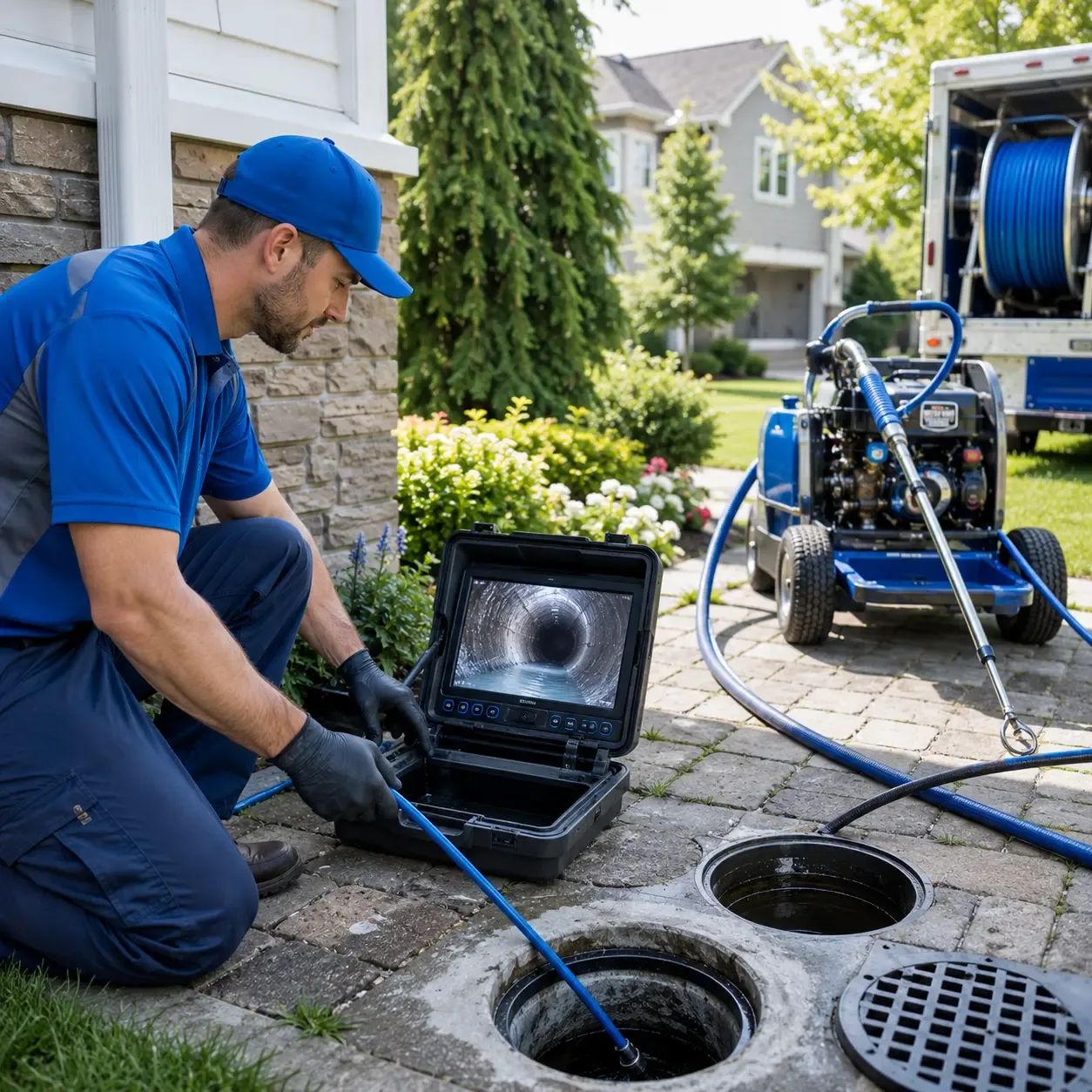 Outdoor drain cleaning professionals serving Dwarf, KY